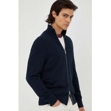 Marc O'Polo cardigan din bumbac culoarea albastru marin