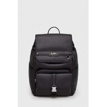 Michael Kors ghiozdan de piele barbati, culoarea negru, mare, neted