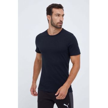 On-running tricou On-T barbati, culoarea negru, neted