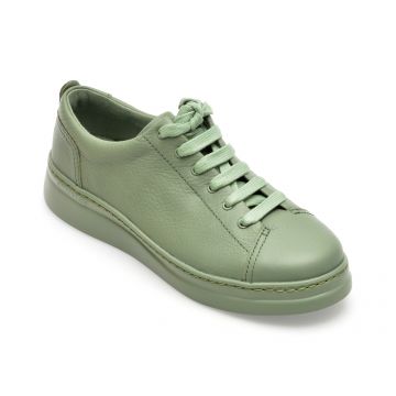 Pantofi CAMPER verzi, K200508, din piele naturala