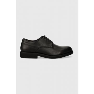 BOSS pantofi de piele Baird barbati, culoarea negru, 50503445