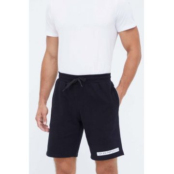 Emporio Armani Underwear pantaloni scurți din bumbac lounge culoarea negru