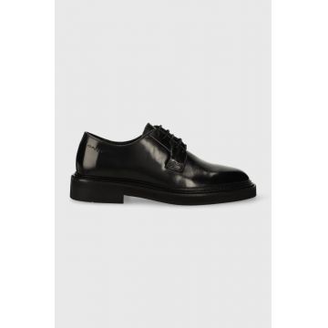 Gant pantofi de piele Jaczy barbati, culoarea negru, 27631386.G00