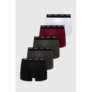 HUGO boxeri 5-pack barbati, culoarea negru