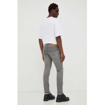 Levi's jeansi 512 SLIM TAPER barbati, culoarea gri
