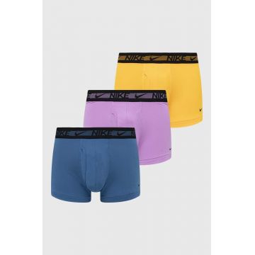 Nike boxeri 3-pack barbati, culoarea galben