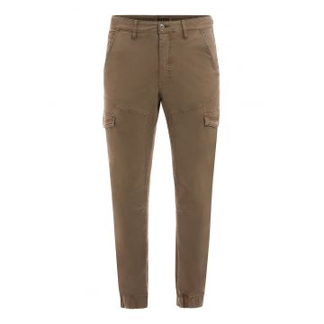 Pantaloni cargo cu model uni