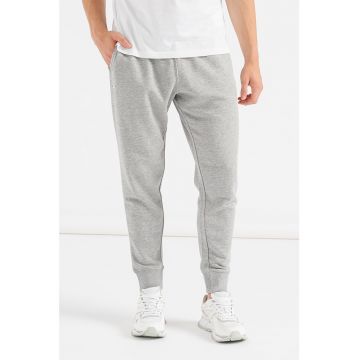 Pantaloni sport cu talie medie si buzunare laterale