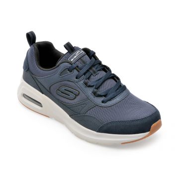 Pantofi SKECHERS bleumarin, SKECH-AIR COURT, din material textil