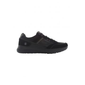 Pantofi sport de piele ecologica cu logo discret