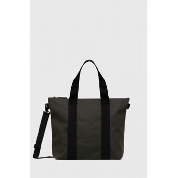 Rains geantă 14160 Tote Bags culoarea verde