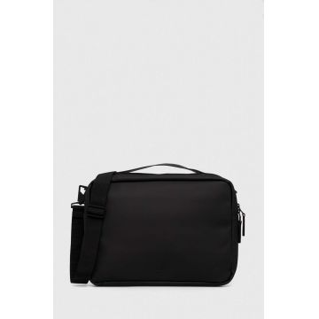 Rains geanta laptop 13280 Messenger Bags culoarea negru
