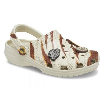 Saboti Crocs Classic Jurassic World Clog Bej - Bone