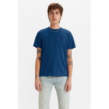 Tricou cu buzunar pe piept