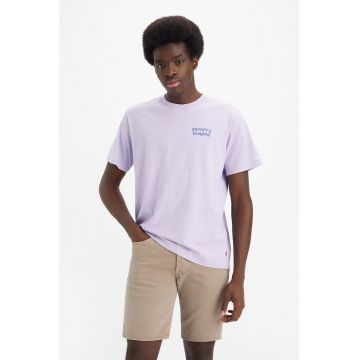 Tricou lejer din bumbac cu logo