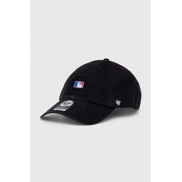 47brand șapcă culoarea negru, cu imprimeu