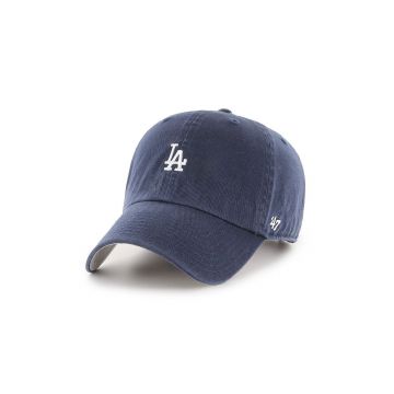 47brand șapcă Los Angeles Dodgers culoarea albastru marin, cu imprimeu