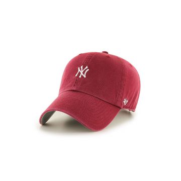 47brand șapcă New York Yankees culoarea rosu, cu imprimeu