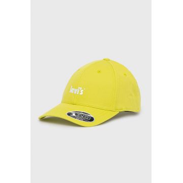 Levi's caciula culoarea verde, cu imprimeu