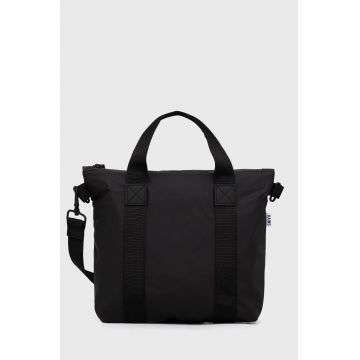 Rains geantă 13920 Tote Bag Mini culoarea negru 13920.01-Black