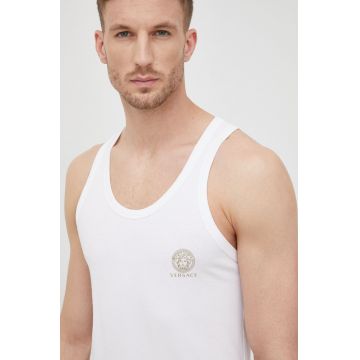 Versace tricou bărbați, culoarea alb