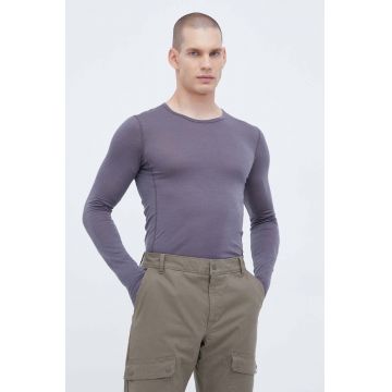 adidas TERREX longsleeve funcțional Xperior Merino 150 culoarea gri