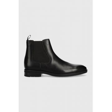 Aldo ghete chelsea de piele Chambers barbati, culoarea negru, 13618307Chambers