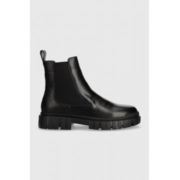 Aldo ghete chelsea de piele WESTFIELD barbati, culoarea negru, 13662749.WESTFIELD