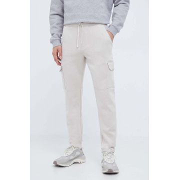 Columbia pantaloni de trening Trek culoarea bej, uni 2054462