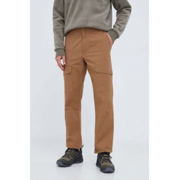 Columbia pantaloni Wallowa Cargo barbati, culoarea maro