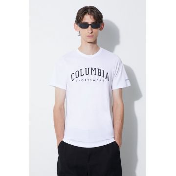 Columbia tricou din bumbac culoarea gri, cu imprimeu 1991031-011