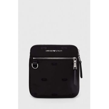 Emporio Armani geanta barbati, culoarea negru