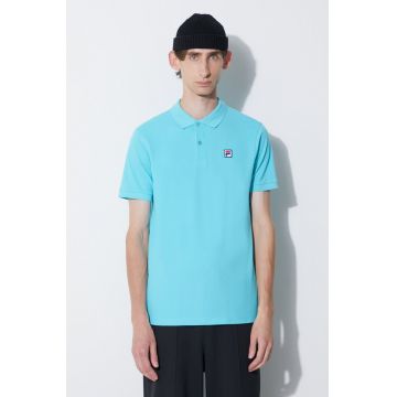 Fila polo de bumbac culoarea bordo, neted