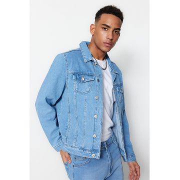 Jacheta slim fit din denim