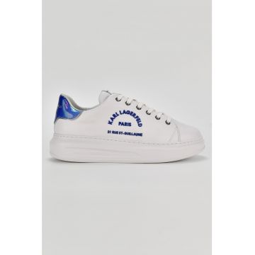Pantofi sport de piele cu logo lateral
