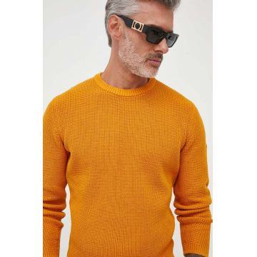 Pepe Jeans pulover de bumbac Dean culoarea galben