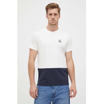 Pepe Jeans tricou din bumbac Walter culoarea alb, modelator