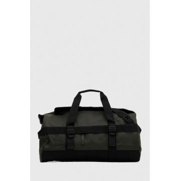 Rains geanta 13490 Duffel Bags culoarea verde