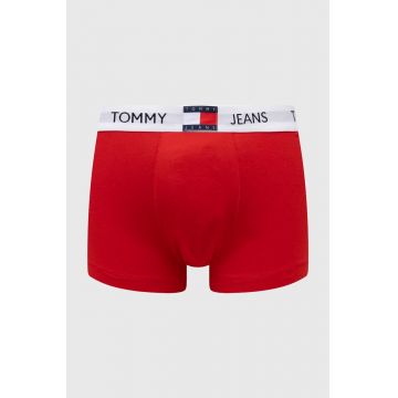Tommy Jeans boxeri barbati, culoarea rosu