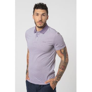Tricou polo regular fit din pique Peoxford