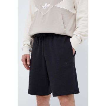 adidas pantaloni scurti barbati, culoarea negru