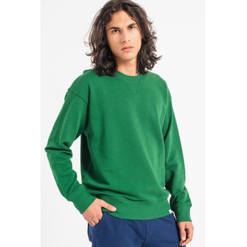 Bluza sport cu decolteu la baza gatului