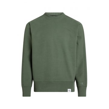 Bluza sport cu decolteu la baza gatului si garnituri striate