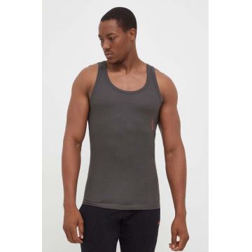 HUGO tricou 2-pack bărbați, culoarea gri 50469790