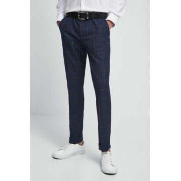 Medicine pantaloni barbati, culoarea albastru marin, mulata