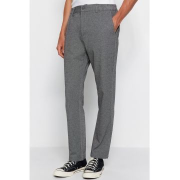 Pantaloni regular fit cu buzunare oblice