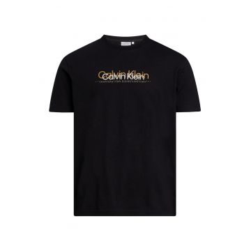 Tricou de bumbac cu imprimeu logo