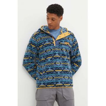 Columbia bluză M Helvetia Hoodie bărbați, culoarea bleumarin, cu glugă, cu model 2013705