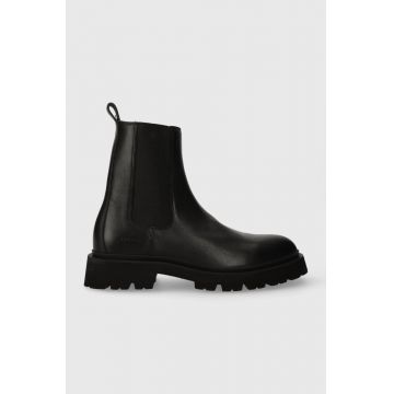 Copenhagen ghete chelsea de piele barbati, culoarea negru, CPH127M vitello