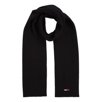 Fular din amestec de bumbac organic cu aspect striat Flag